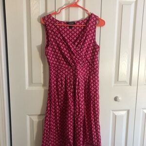 Loft Pink Sleeveless Dress